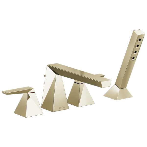 Delta - Trillian Two-Handle Roman Tub Trim With Hand Shower