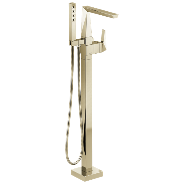 Delta - Trillian Single Handle Floor Mount Tub Filler Trim
