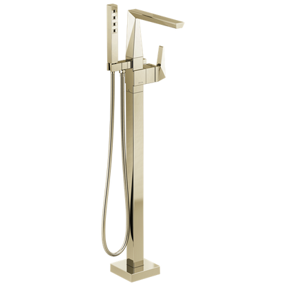 Delta - Trillian Single Handle Floor Mount Tub Filler Trim