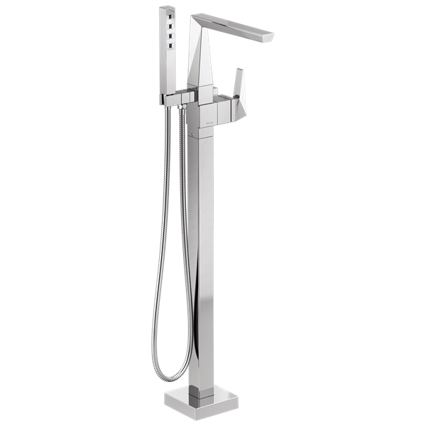 Delta - Trillian Single Handle Floor Mount Tub Filler Trim