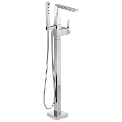 Delta - Trillian Single Handle Floor Mount Tub Filler Trim