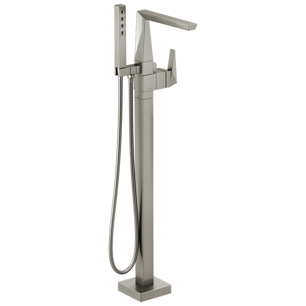 Delta - Trillian Single Handle Floor Mount Tub Filler Trim