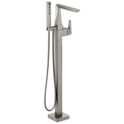 Delta - Trillian Single Handle Floor Mount Tub Filler Trim