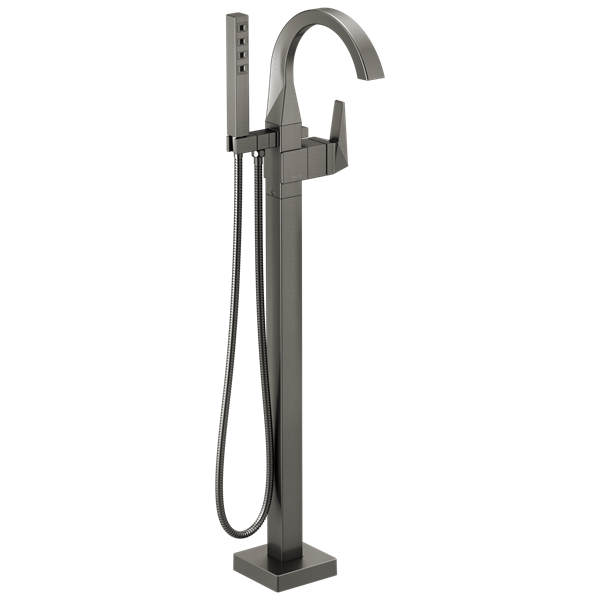 Delta - Trillian Single Handle Floor Mount Tub Filler Trim