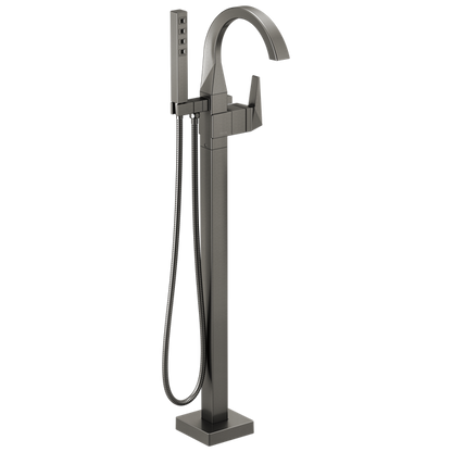 Delta - Trillian Single Handle Floor Mount Tub Filler Trim