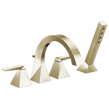 Delta - Trillian Two-Handle Roman Tub Trim With Hand Shower
