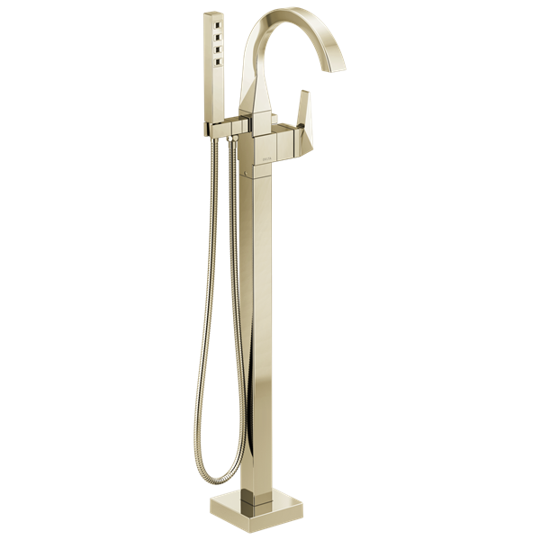 Delta - Trillian Single Handle Floor Mount Tub Filler Trim