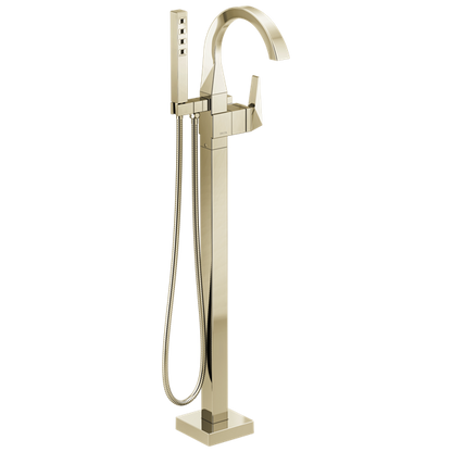 Delta - Trillian Single Handle Floor Mount Tub Filler Trim