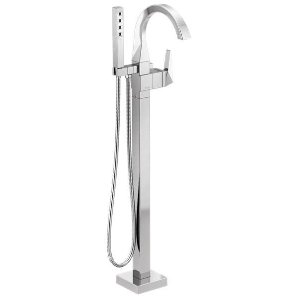 Delta - Trillian Single Handle Floor Mount Tub Filler Trim