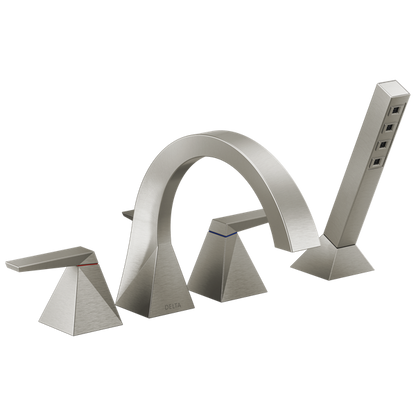 Delta - Trillian Two-Handle Roman Tub Trim With Hand Shower