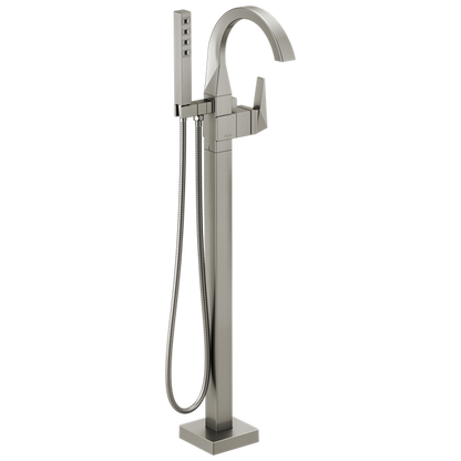 Delta - Trillian Single Handle Floor Mount Tub Filler Trim