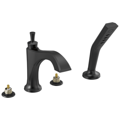 Delta - Dorval Roman Tub With Hand Shower Trim - Less Handles