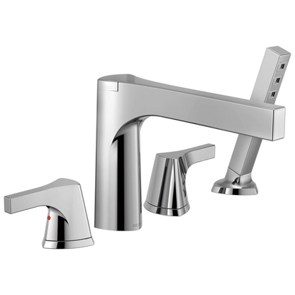 Delta - Zura 4-Hole Roman Tub With Handshower Trim