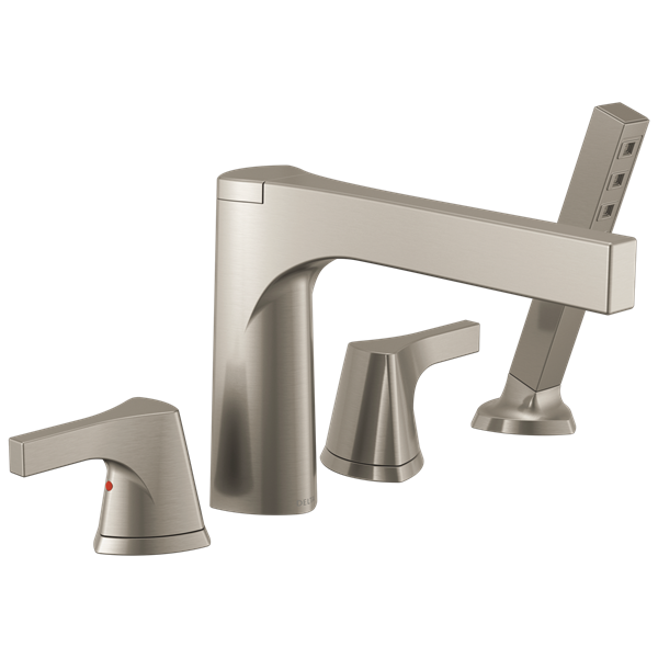 Delta - Zura 4-Hole Roman Tub With Handshower Trim