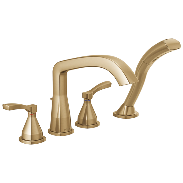 Delta - Stryke Four Hole Roman Tub Trim with Hand Shower