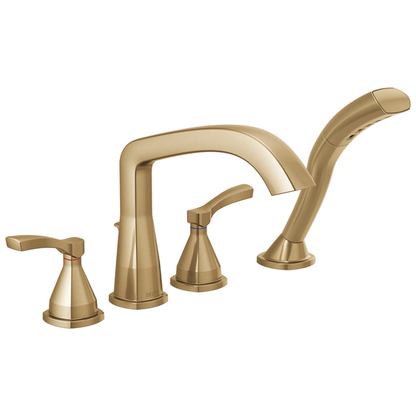 Delta - Stryke Four Hole Roman Tub Trim with Hand Shower