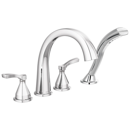 Delta - Stryke Four Hole Roman Tub Trim with Hand Shower