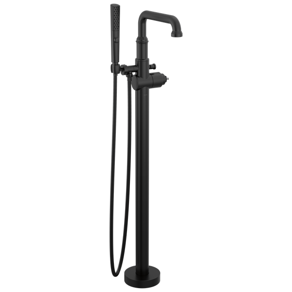 Delta - Broderick Floor Mount Tub Filler Trim- Less Handle