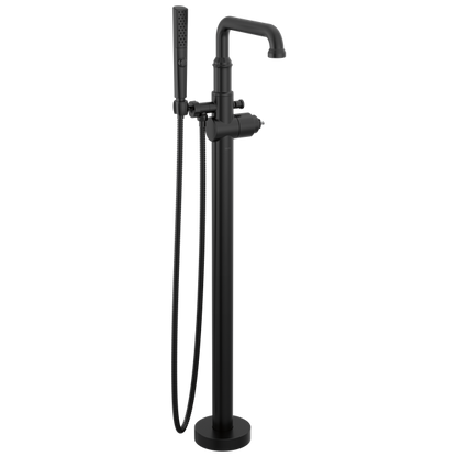 Delta - Broderick Floor Mount Tub Filler Trim- Less Handle