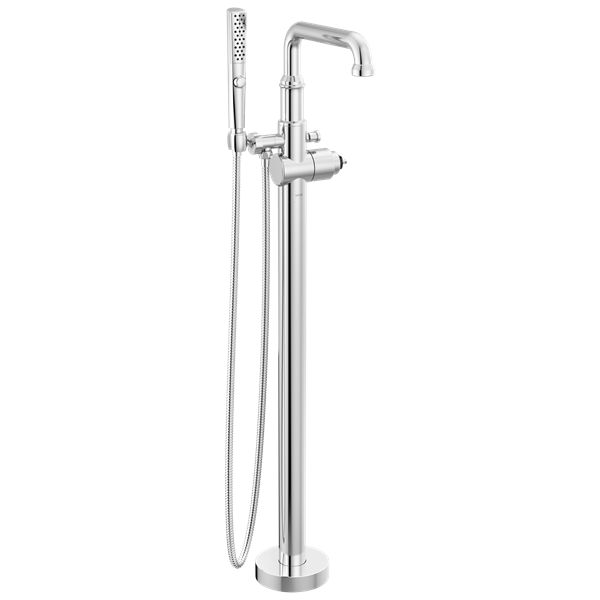 Delta - Broderick Floor Mount Tub Filler Trim- Less Handle