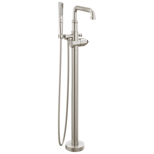 Delta - Broderick Floor Mount Tub Filler Trim- Less Handle