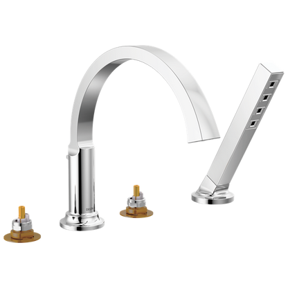 Delta - Tetra Roman Tub Trim With Hand Shower