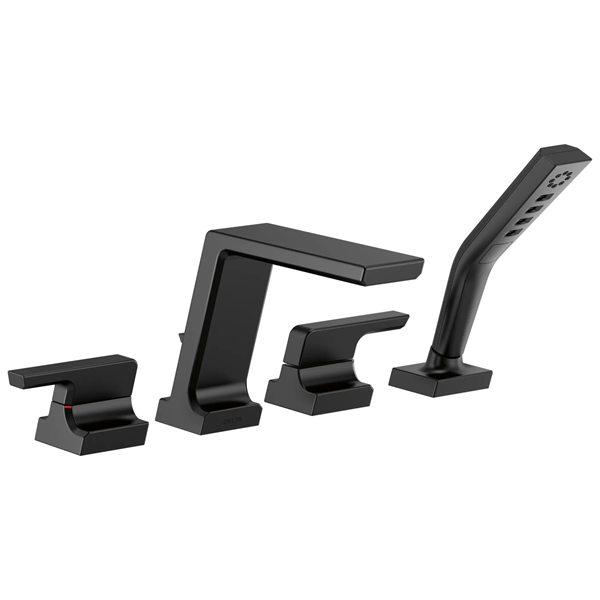 Delta - Pivotal Roman Tub With Hand Shower Trim