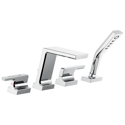 Delta - Pivotal Roman Tub With Hand Shower Trim