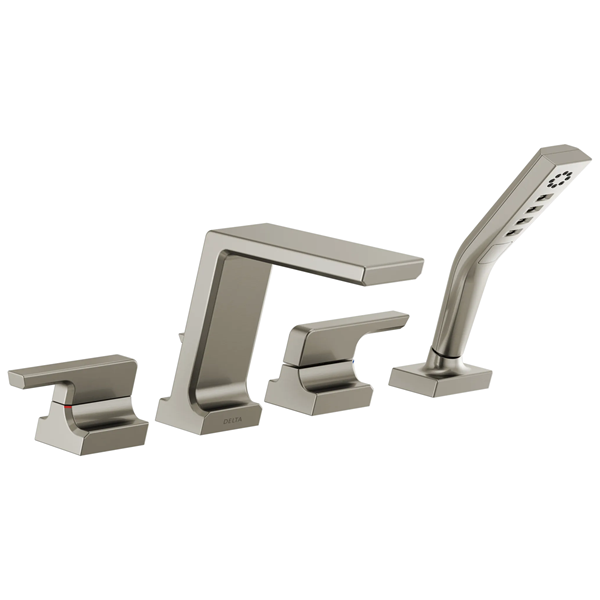 Delta - Pivotal Roman Tub With Hand Shower Trim