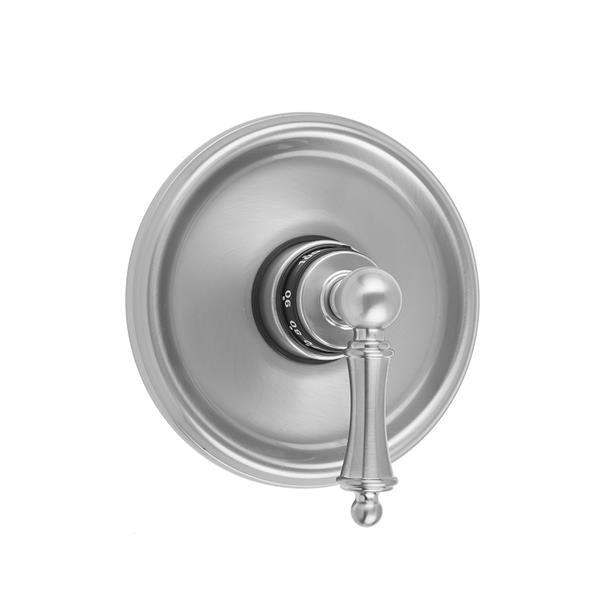 Jaclo - Round Step Plate With Ball Lever Trim For Thermostatic Valves (J-TH34 & J-TH12)