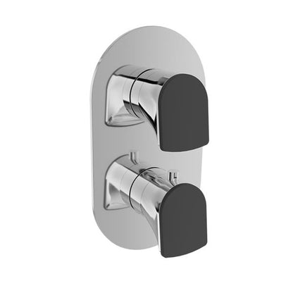 Baril - Accent B56 Trim only for thermostatic pressure-balanced shower control valve with 1-way diverter