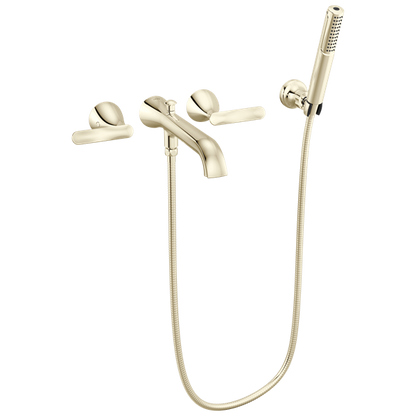 Delta - Bonacci Two Handle Wall Mount Tub Filler Trim With Hand Shower