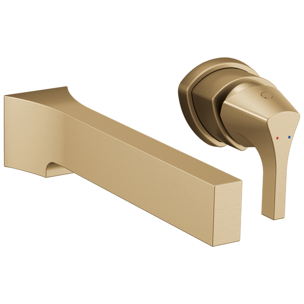 Delta - Zura Single Handle Wall Mount Bathroom Faucet Trim