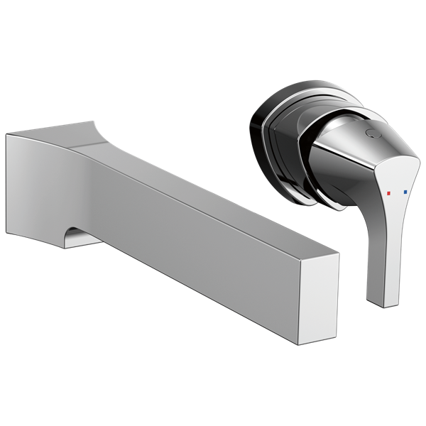 Delta - Zura Single Handle Wall Mount Bathroom Faucet Trim
