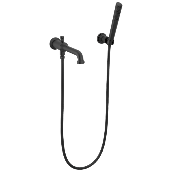 Delta - Broderick Wall Mount Tub Filler Trim With Hand Shower - Less Handles