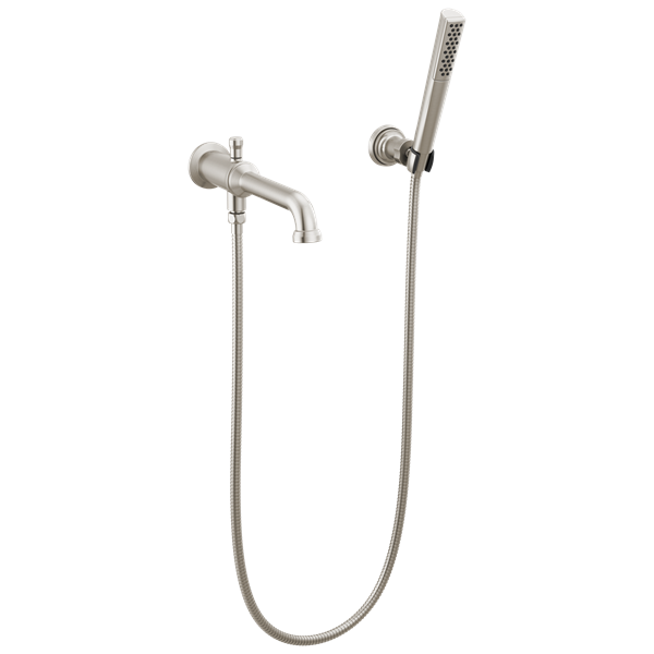Delta - Broderick Wall Mount Tub Filler Trim With Hand Shower - Less Handles