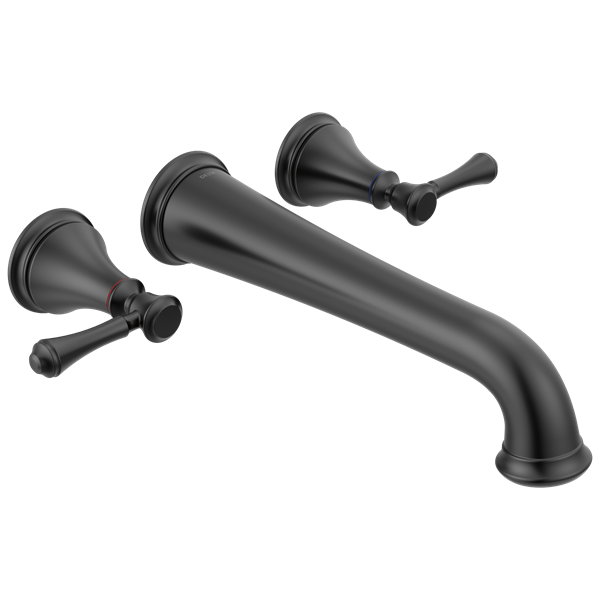 Delta - Cassidy Two Handle Wall Mount Tub Filler Trim