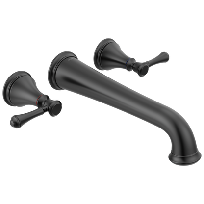 Delta - Cassidy Two Handle Wall Mount Tub Filler Trim