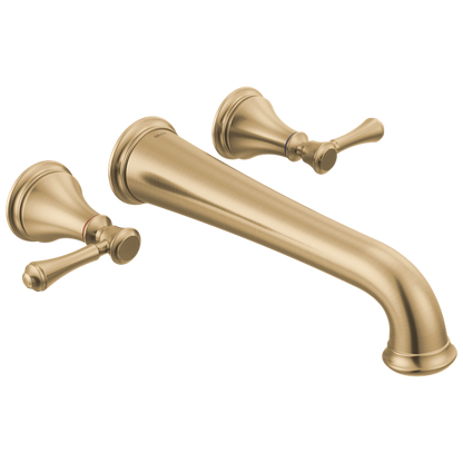 Delta - Cassidy Two Handle Wall Mount Tub Filler Trim