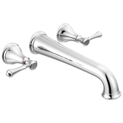Delta - Cassidy Two Handle Wall Mount Tub Filler Trim