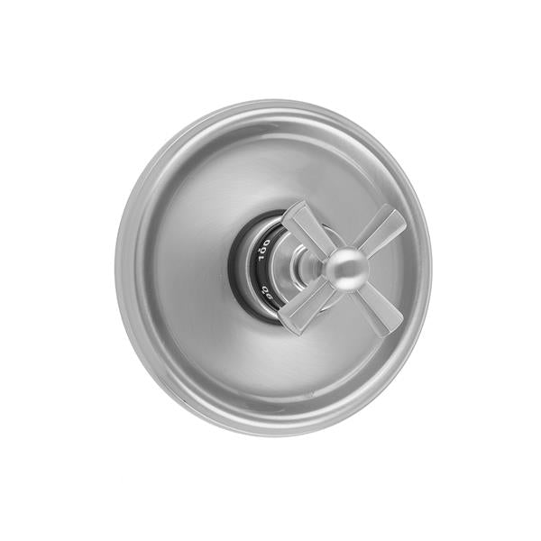 Jaclo - Round Step Plate With Hex Cross Trim For Thermostatic Valves (J-TH34 & J-TH12)