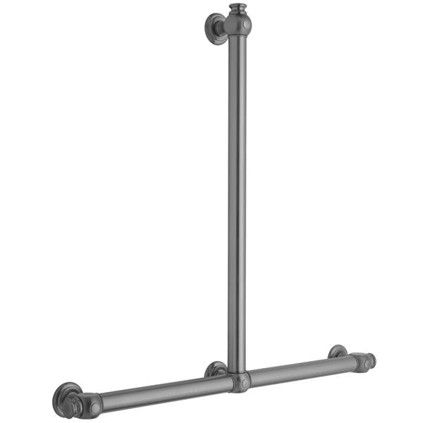 Jaclo - T60 Smooth with End Caps 24H x 24W T Grab Bar