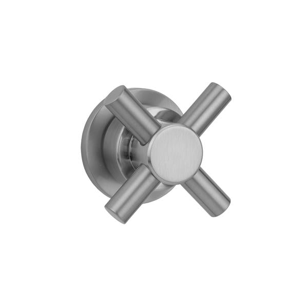 Jaclo - Contempo Cross with Round Escutcheon Trim for Exacto Volume Controls and Diverters (J-VC34 / J-VC12 / J-20682 / J-20686 / J-20687 / J-20688 / J-20689)