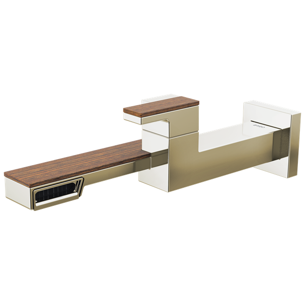 Brizo - Frank Lloyd Wright Single-Handle Wall Mount Lavatory Faucet 1.2 GPM