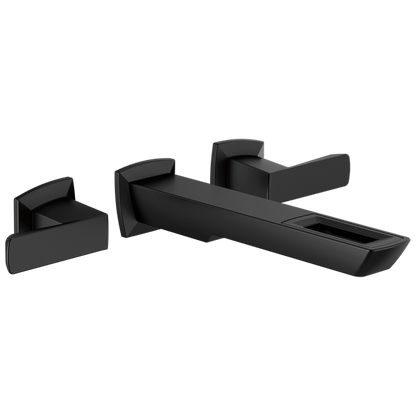 Brizo - Vettis Two-Handle Wall Mount Lavatory Faucet With Open-Flow Spout 1.2 GPM