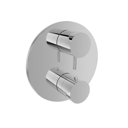 Baril - Zip B66 Trim only for thermostatic pressure-balanced shower control valve with 1-way diverter