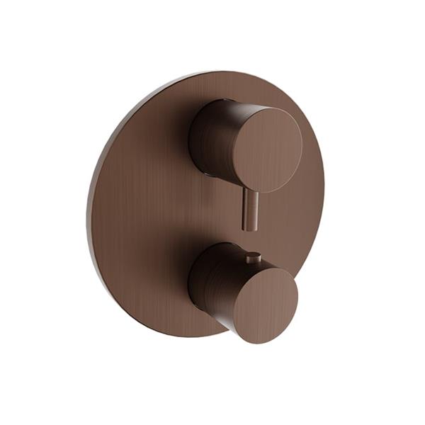 Baril - Zip B66 Trim only for thermostatic pressure-balanced shower control valve with 1-way diverter