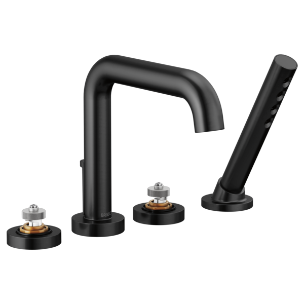 Brizo - Litze Roman Tub with Handshower - Less Handles – PlumbTile