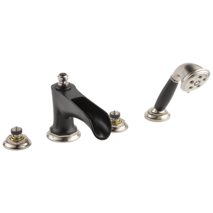 Brizo - Rook Roman Tub Trim with Hand Shower - Less Handles
