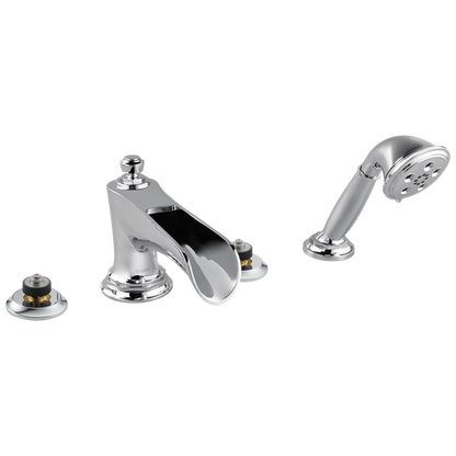 Brizo - Rook Roman Tub Trim with Hand Shower - Less Handles